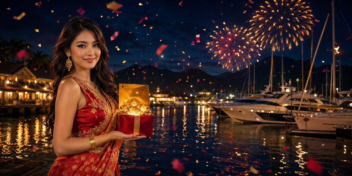Pemain membuat deposit bonus menggunakan telefon pintar di Langkawi bergaya Melayu